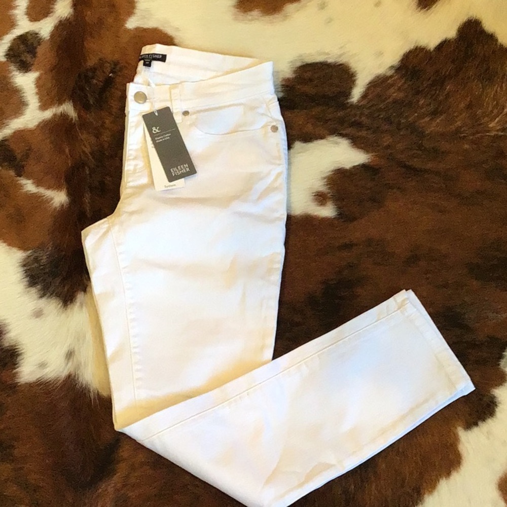 Eileen Fisher Slim Ankle Jeans size 2P
